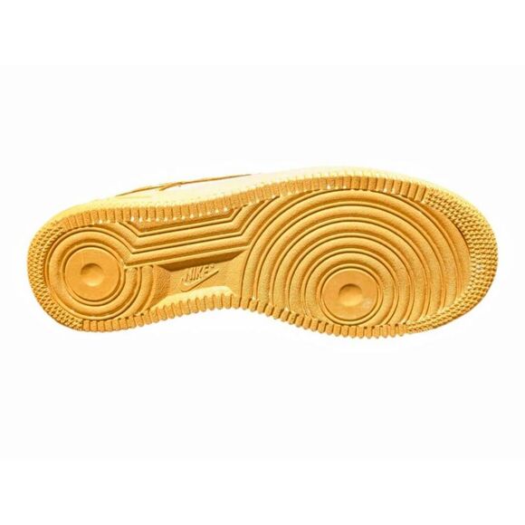 NIKE Air Force 1 Low Custom Orange Dip Dye Rope Lace Sneakers Size 8.5 - Picture 9 of 9